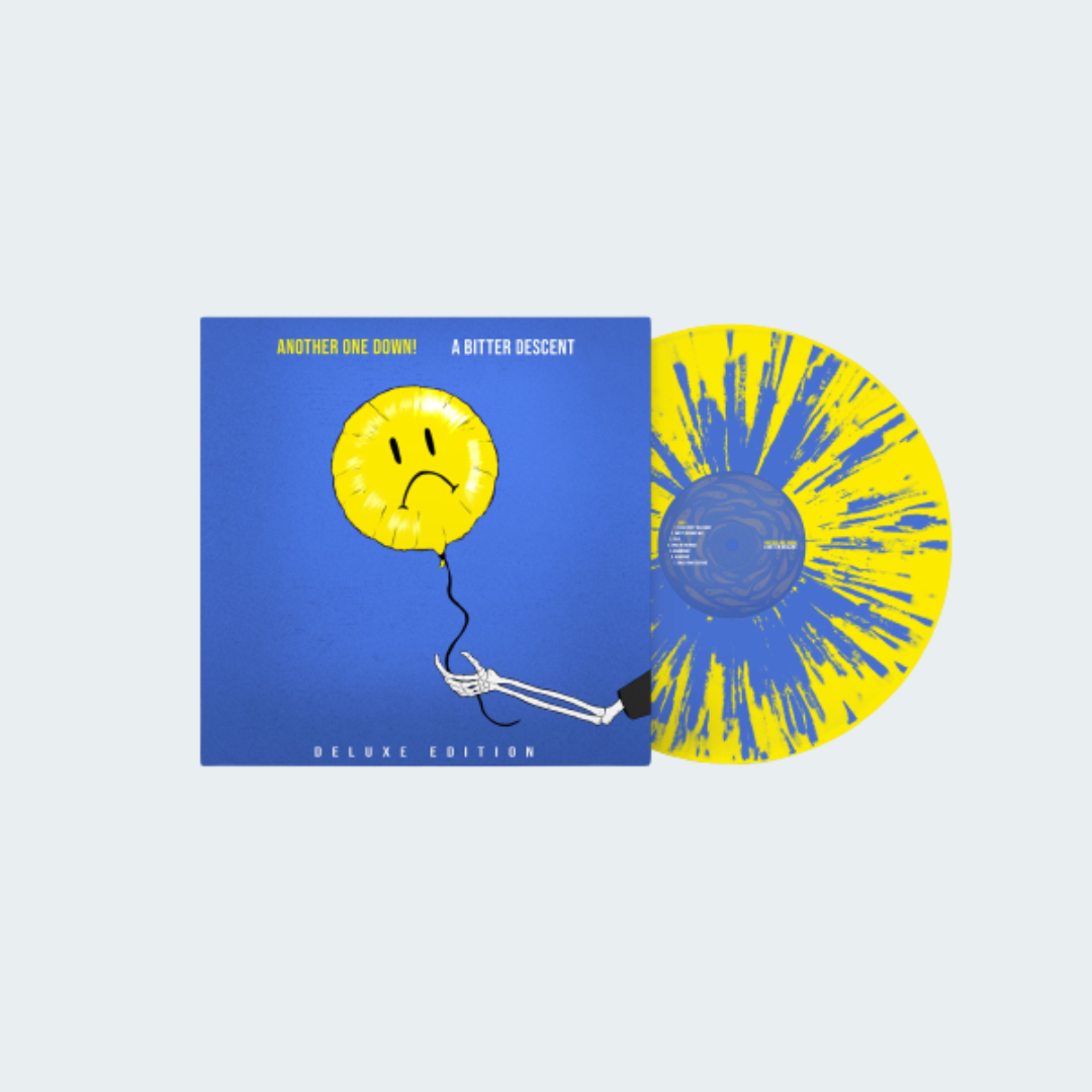 Vinyl Mockup Yellow blue