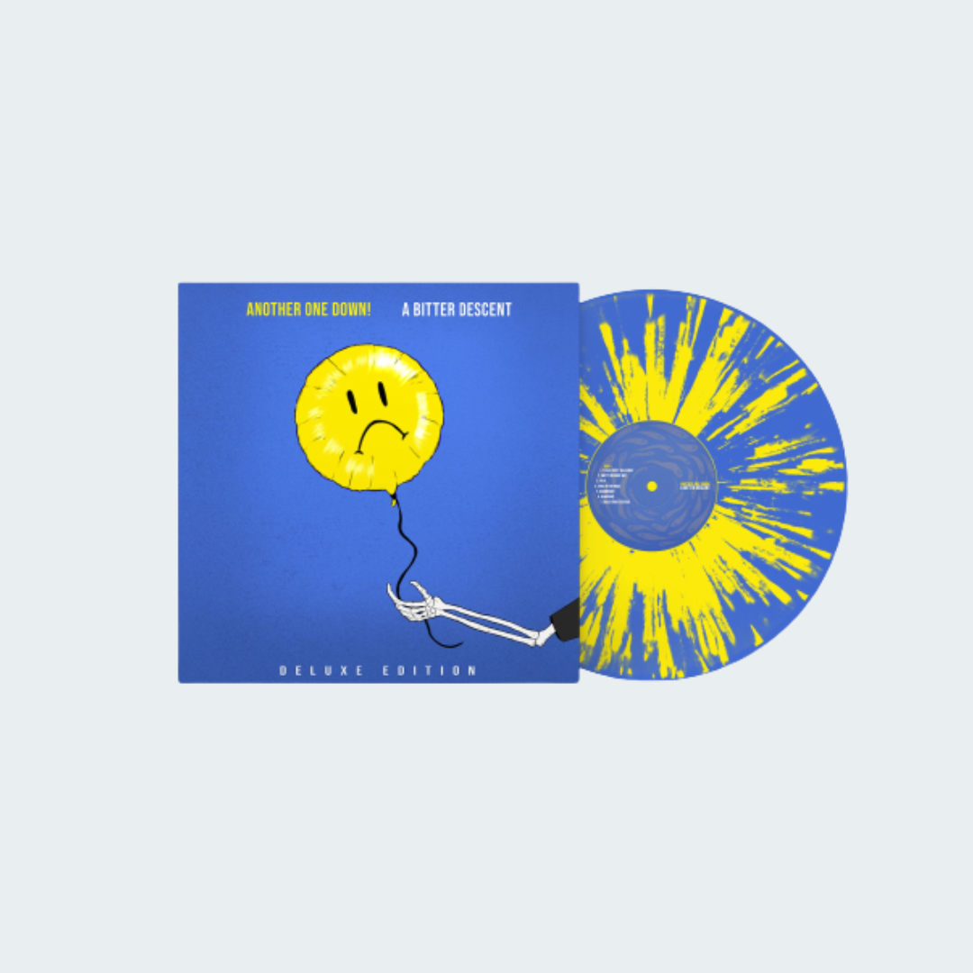 Vinyl Mockup blue yellow